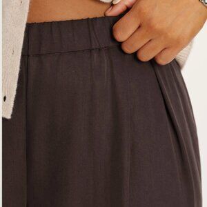 Reformation Marion Low Rise Pant Es Brown - Size 1X